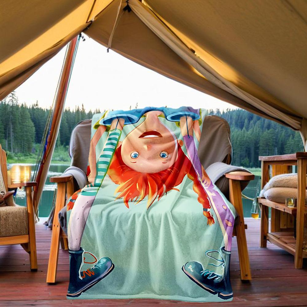 1pc Girl Pippi Longstocking Outdoor Blanket Lightweight Flannel, Soft & Warm, All Season Use for Sofa, Outdoor, Camping, Living Room, Office, Chair 80x120cm
1pc Girl Pippi Longstocking Outdoor Blanket Lightweight Flannel, Soft & Warm, All Season Use for Sofa, Outdoor, Camping, Living Room, Office, Chair 80x120cm