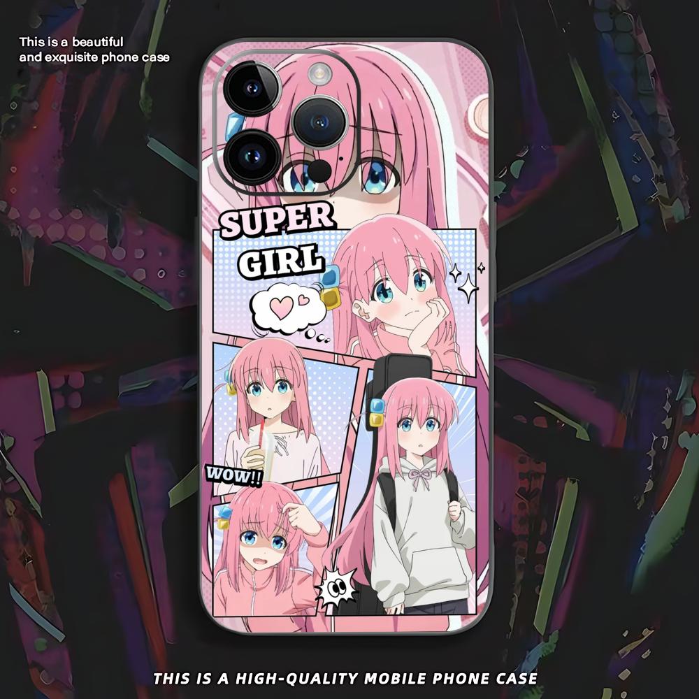 Bocchi the Rock Hitori Goto Phone Case For iPhone 17 16 e 15 14 13 12 11 XS XR Plus Mini Pro Max Soft black Shockproof Cover iPhone 16e
Bocchi the Rock Hitori Goto Phone Case For iPhone 17 16 e 15 14 13 12 11 XS XR Plus Mini Pro Max Soft black Shockproof Cover iPhone 16e