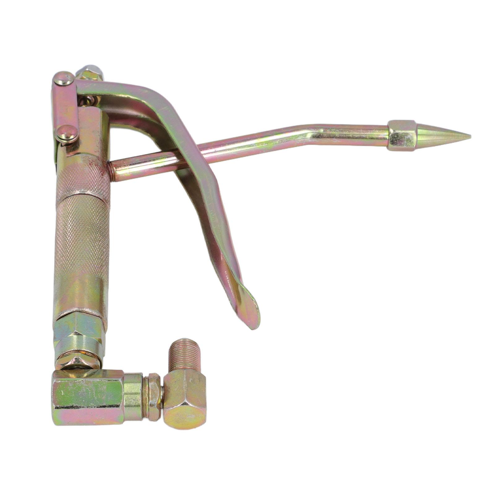 Pneumatic Greaser High Pressure Metal Easy to Use Universal for Auto Trains Airplanes Mines Oiler
Pneumatic Greaser High Pressure Metal Easy to Use Universal for Auto Trains Airplanes Mines Oiler