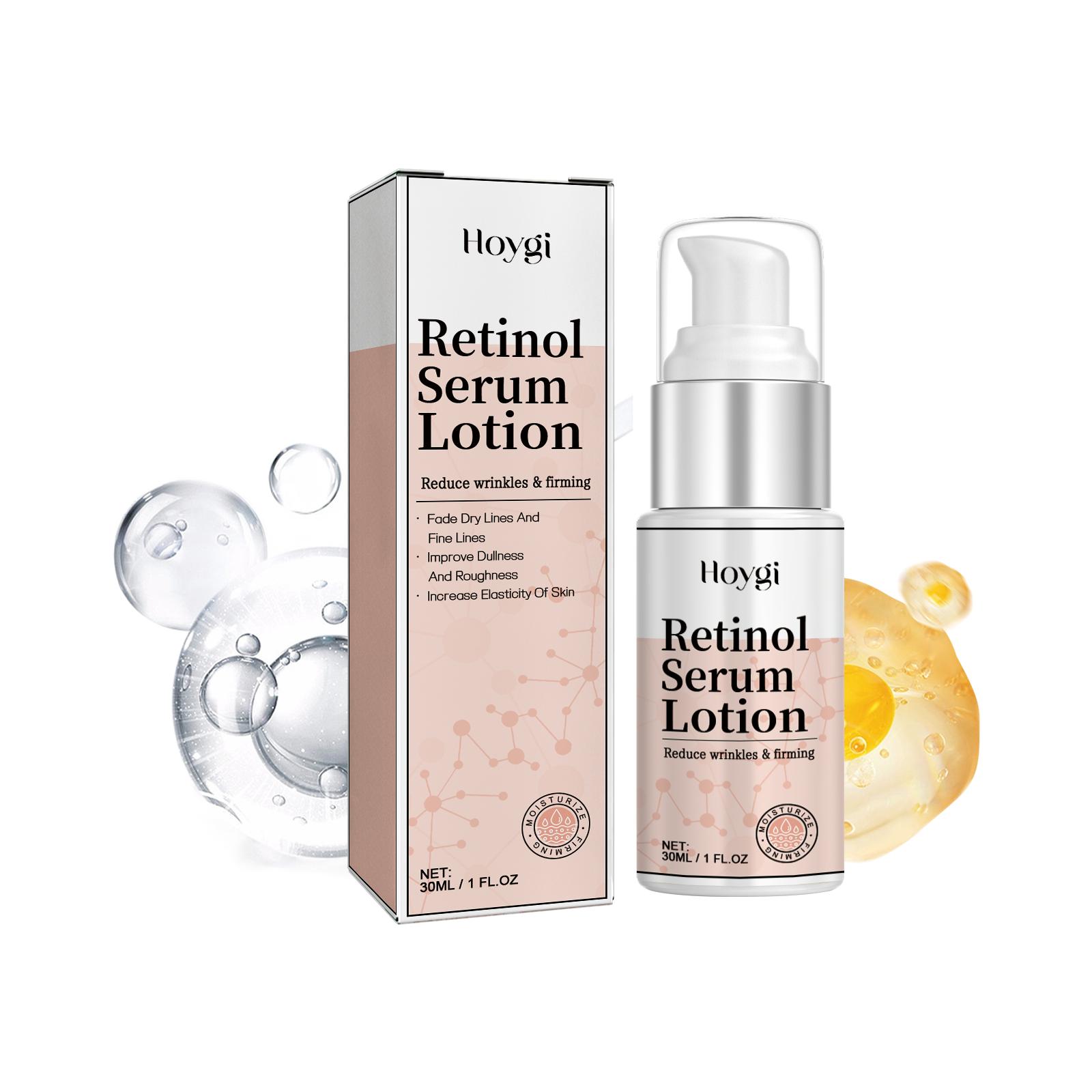 Hoygi Retinol Essence Lotion – Minimizes fine lines, hydrates, nourishes, reduces wrinkles, and tightens facial skin to combat aging
Hoygi Retinol Essence Lotion – Minimizes fine lines, hydrates, nourishes, reduces wrinkles, and tightens facial skin to combat aging