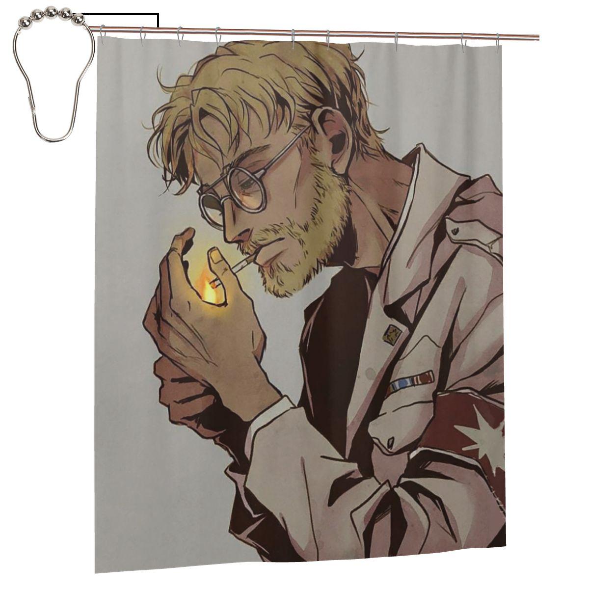 Attack On Titan Zeke Yeager Shower Curtain Bathroom Polyester Waterproof Bath Curtains With Hooks W60H190(CM)-1 Pcs
Attack On Titan Zeke Yeager Shower Curtain Bathroom Polyester Waterproof Bath Curtains With Hooks W60H190(CM)-1 Pcs