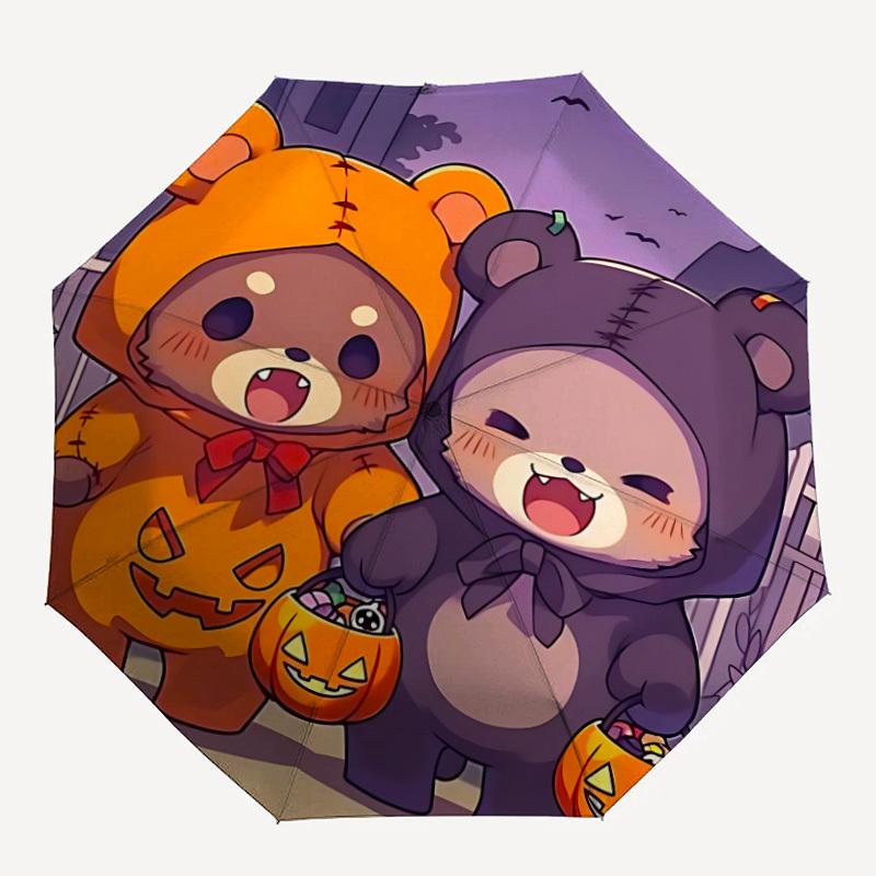 1pc Pumpkin Bear Automatic Open/Close, Foldable Compact Umbrella with 8-Rib Shaft, Perfect Gift For Men And Women, Casual Style, Vibrant Mot
1pc Pumpkin Bear Automatic Open/Close, Foldable Compact Umbrella with 8-Rib Shaft, Perfect Gift For Men And Women, Casual Style, Vibrant Mot