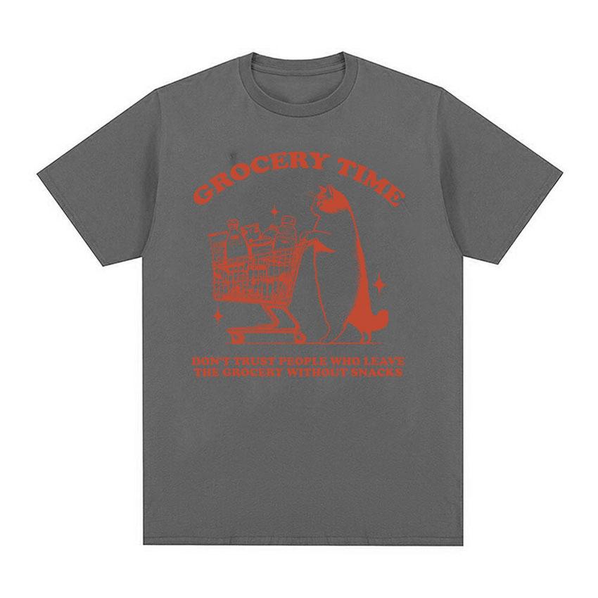 Cute Cat Grocery Time Funny Meme T Shirt Men Casual O-Neck High Quality T-shirts Summer Tops Cozy Cotton Oversized T-shirt M
Cute Cat Grocery Time Funny Meme T Shirt Men Casual O-Neck High Quality T-shirts Summer Tops Cozy Cotton Oversized T-shirt M