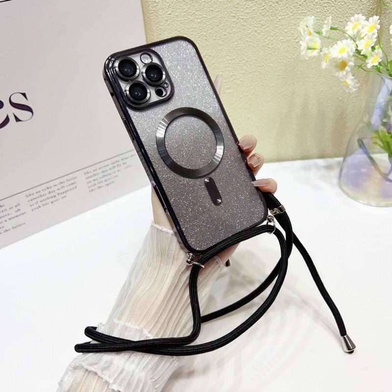 Glitter Magnetic Case For iPhone 17 Pro Max 16 14 13 12 11 15 Plus Air Magsafe Shockproof Plating Strap Crossbody Lanyard Cover for iPhone 17 Pro
Glitter Magnetic Case For iPhone 17 Pro Max 16 14 13 12 11 15 Plus Air Magsafe Shockproof Plating Strap Crossbody Lanyard Cover for iPhone 17 Pro