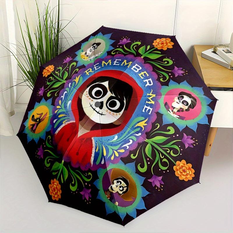 1pc Coco Miguel Design Pattern Automatic Umbrella is Fashionable and Good-Looking, a Portable 3-Fold Umbrella, Suitable for Travel and Daily
1pc Coco Miguel Design Pattern Automatic Umbrella is Fashionable and Good-Looking, a Portable 3-Fold Umbrella, Suitable for Travel and Daily