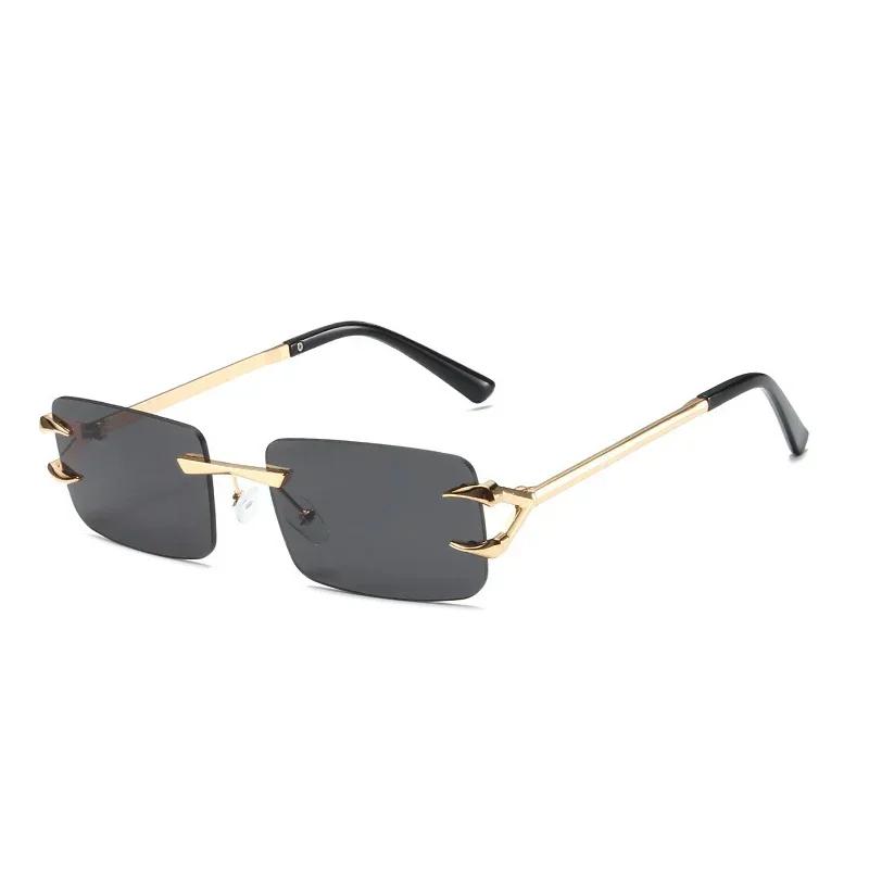 Unisex New Fashion Sunglasses Retro Rimless Square Luxury Glasses Outdoor Uv400 Driving Travel Vacation Essential Sunglasses As the picture
Unisex New Fashion Sunglasses Retro Rimless Square Luxury Glasses Outdoor Uv400 Driving Travel Vacation Essential Sunglasses As the picture
