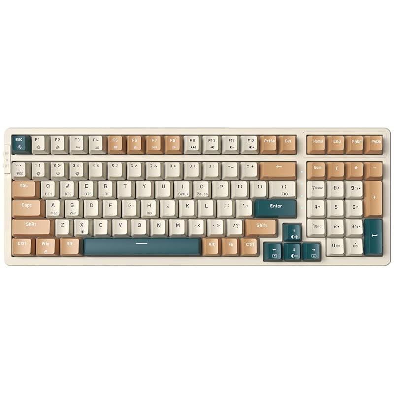Merdia mechanical keyboard Type-c wired connection 2.4G 100 keys independent key switch RGB backlight English sequence ABS material For Mac & Win Off
Merdia mechanical keyboard Type-c wired connection 2.4G 100 keys independent key switch RGB backlight English sequence ABS material For Mac & Win Off