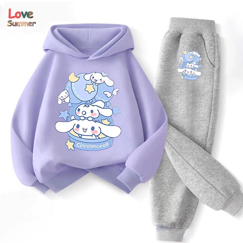 Милий худі та штани Cinnamoroll 2 шт. Дитячий мультяшний одяг із собакою для дівчинки, дитячий світшот 2 шт., костюм з капюшоном, дитячий повсякденний спортивний костюм 130CM
Милий худі та штани Cinnamoroll 2 шт. Дитячий мультяшний одяг із собакою для дівчинки, дитячий світшот 2 шт., костюм з капюшоном, дитячий повсякденний спортивний костюм 130CM