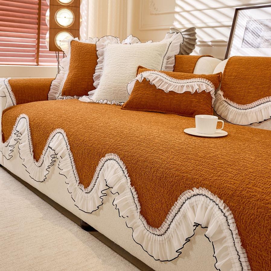 Lace Trim Sofa Cushion Cover Modern Luxury, Non Slip Perfect for Living Room or Office Decor, Office Decor Cushion Elegant Cushion Cover 90*160cm
Lace Trim Sofa Cushion Cover Modern Luxury, Non Slip Perfect for Living Room or Office Decor, Office Decor Cushion Elegant Cushion Cover 90*160cm