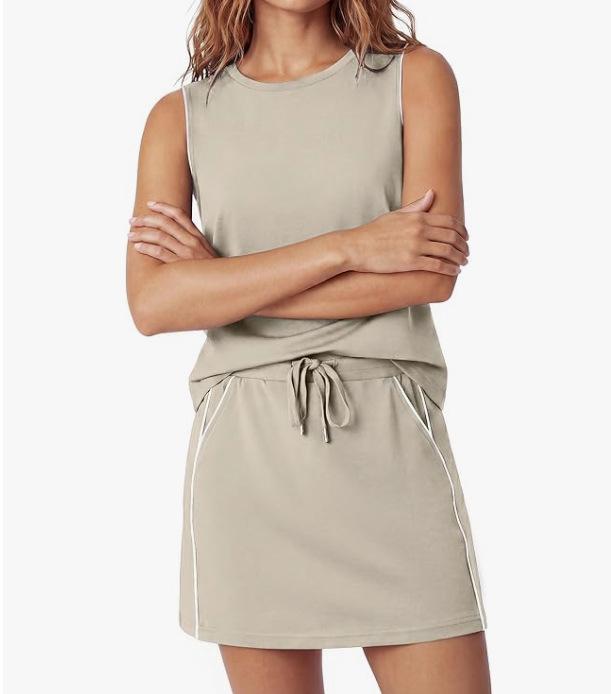Women s Sleeveless Round Neck Tennis Skirt Set - Casual Summer Two-Piece Sportswear 2026 Small
Women s Sleeveless Round Neck Tennis Skirt Set - Casual Summer Two-Piece Sportswear 2026 Small