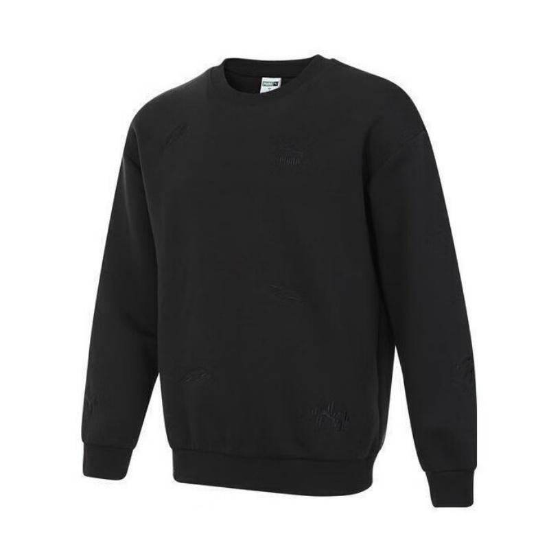 Puma Melody Logo Pullover Crewneck Long Sleeve Sweatshirt Unisex sweatshirt Black 631070-01 L
Puma Melody Logo Pullover Crewneck Long Sleeve Sweatshirt Unisex sweatshirt Black 631070-01 L