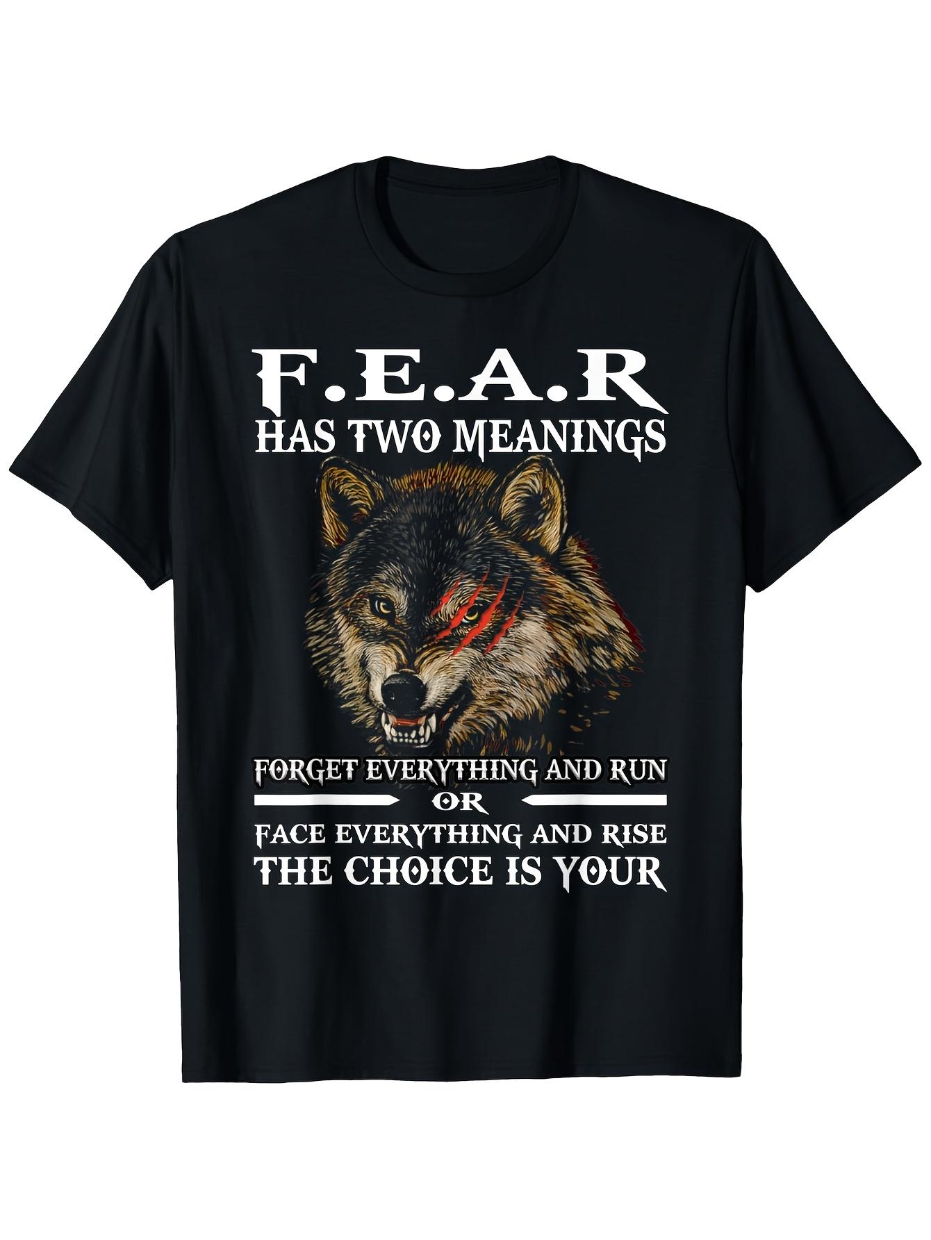 T-Shirt Y2K Wolf Fear Has Two Black Regular Fit XL
T-Shirt Y2K Wolf Fear Has Two Black Regular Fit XL