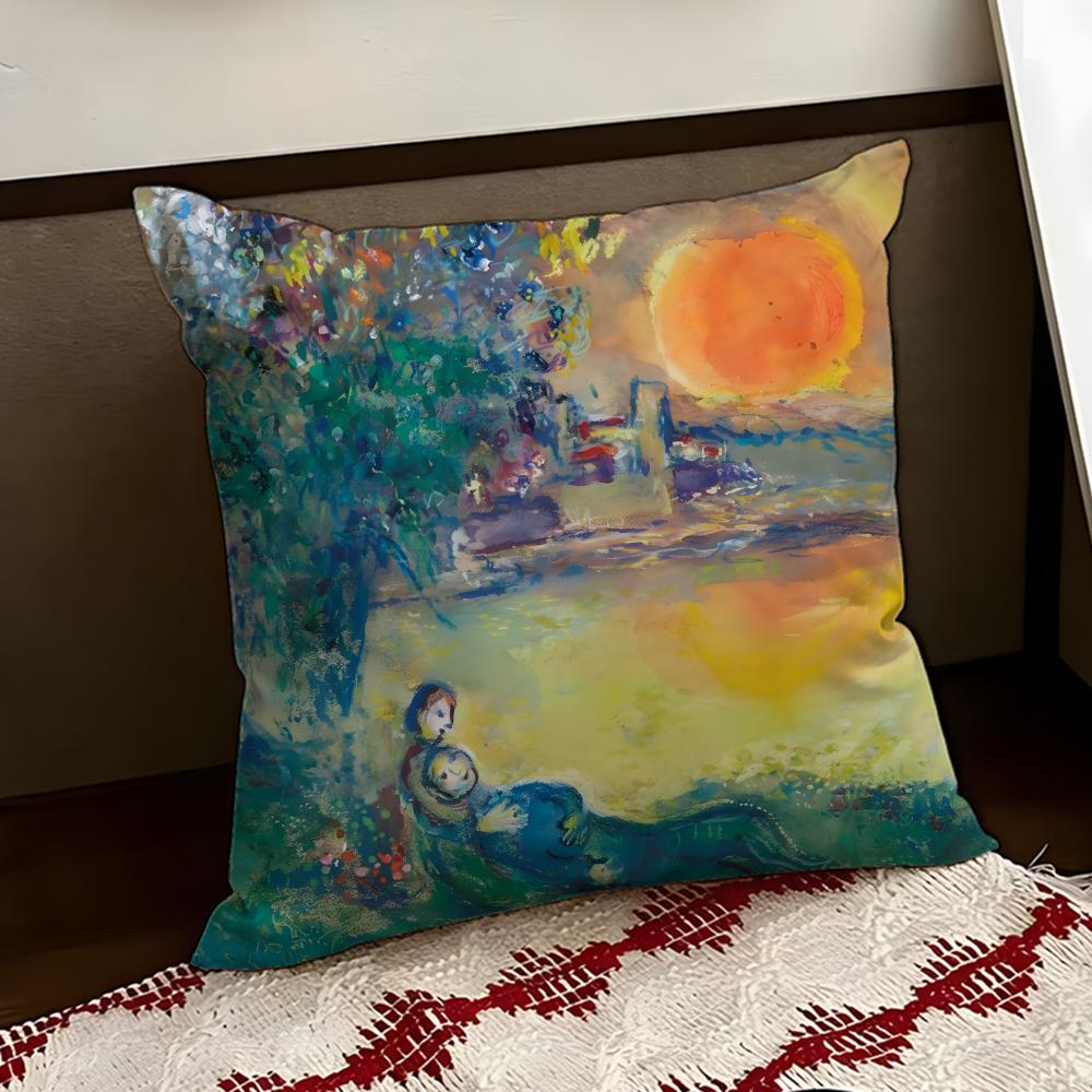 MMarc CChagall Paintings Cushion Cover Reversible Soft Durable Pillow Cover Home Car MultiScene Use for Daily Comfort 30X30cm
MMarc CChagall Paintings Cushion Cover Reversible Soft Durable Pillow Cover Home Car MultiScene Use for Daily Comfort 30X30cm