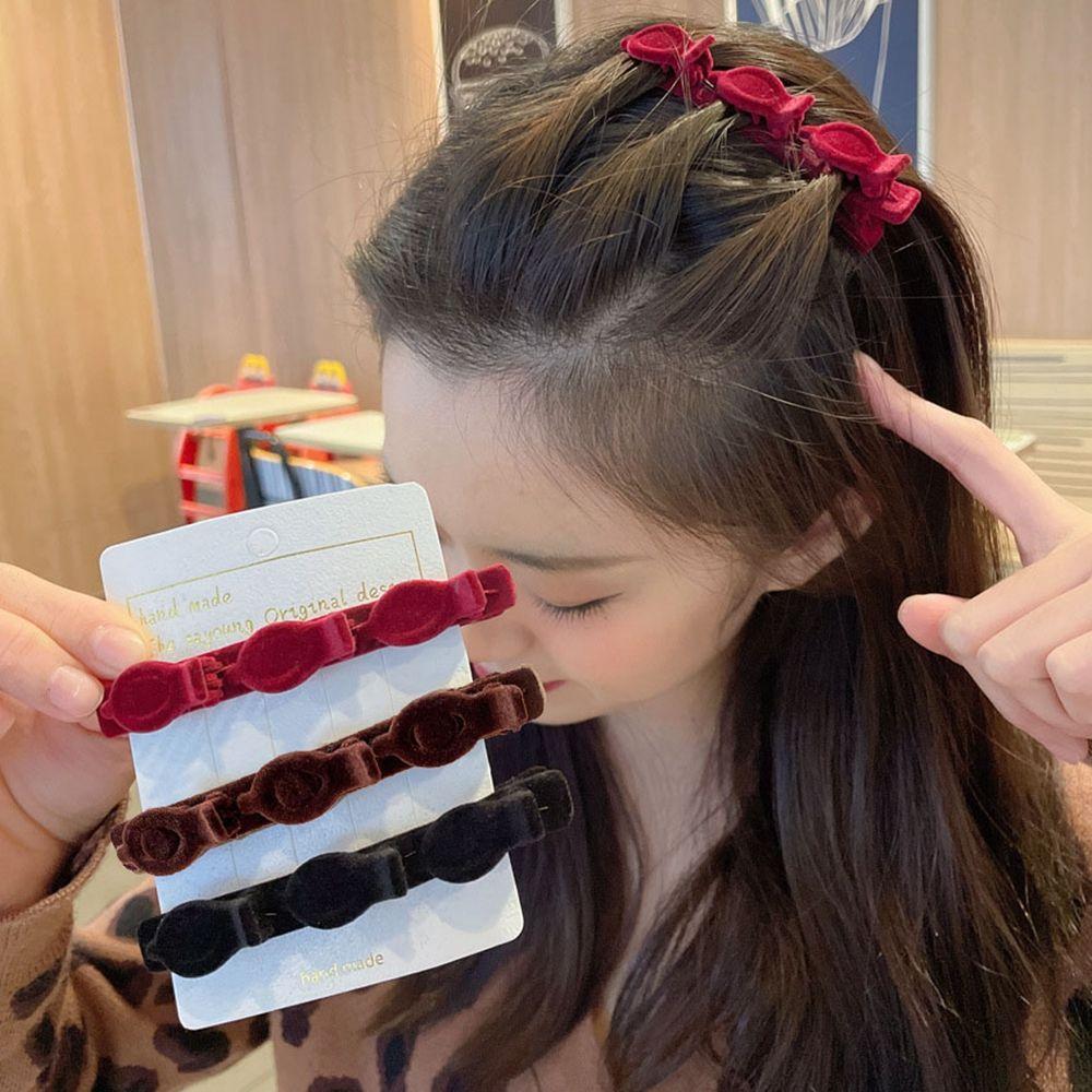 Velvet Kids Korean Style Hairpin Braided Side Clip Teethed Duckbill Clip Women Hair Accessories червоний
Velvet Kids Korean Style Hairpin Braided Side Clip Teethed Duckbill Clip Women Hair Accessories червоний