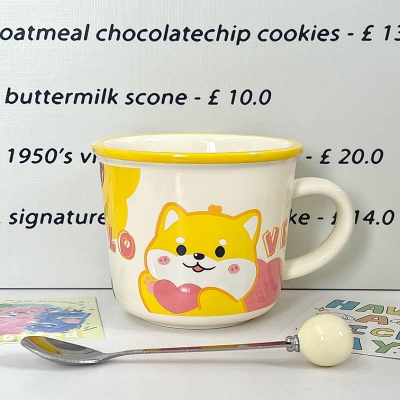 Cute cartoon cute pet ceramic mug girls office coffee milk cup children drinking cup birthday gift 401-500ml
Cute cartoon cute pet ceramic mug girls office coffee milk cup children drinking cup birthday gift 401-500ml