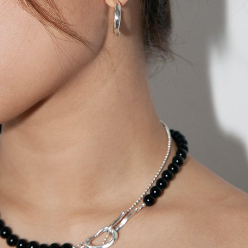 ONYX NECKLACE TOUCH Silver
ONYX NECKLACE TOUCH Silver