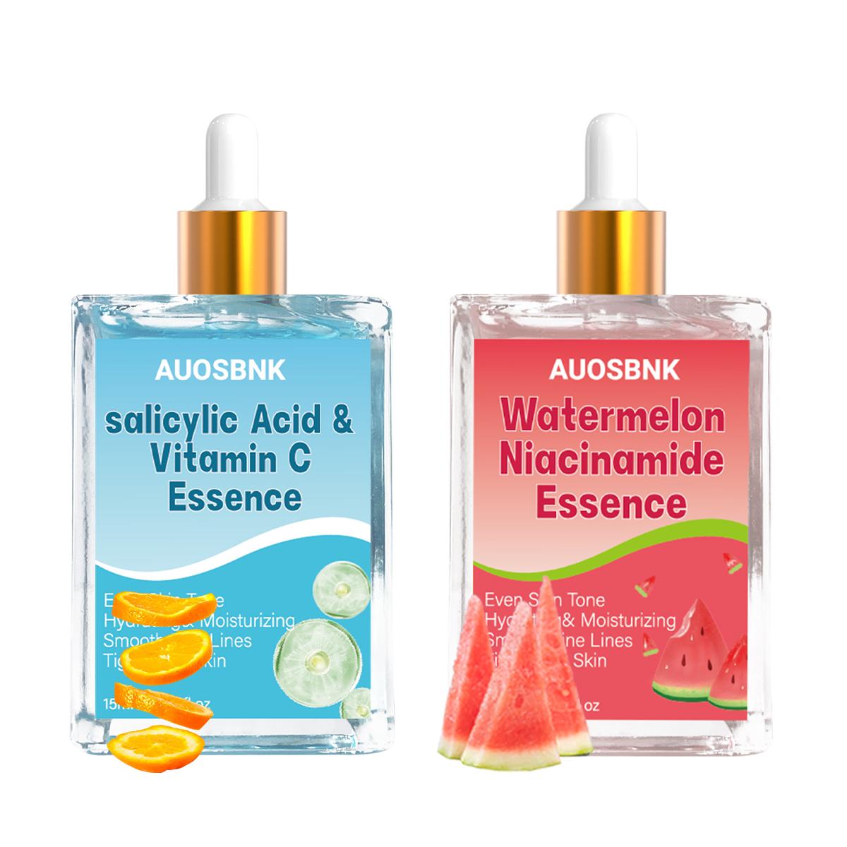 Watermelon Niacinamide Essence + Vitamin C Essence Set-15ml, Face Oil, Face Serum Combo, Christmas Gift-2Pcs
Watermelon Niacinamide Essence + Vitamin C Essence Set-15ml, Face Oil, Face Serum Combo, Christmas Gift-2Pcs