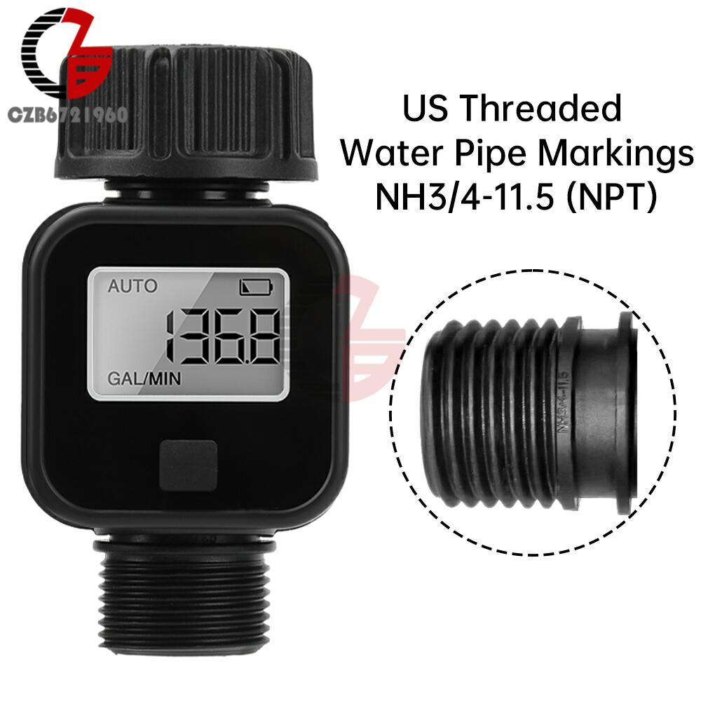 99999L/GAL Digital Water Flow Meter High Accuracy Electronic Water Flows Recorder Measure Water Consumption for Outdoor Garden US threaded
99999L/GAL Digital Water Flow Meter High Accuracy Electronic Water Flows Recorder Measure Water Consumption for Outdoor Garden US threaded