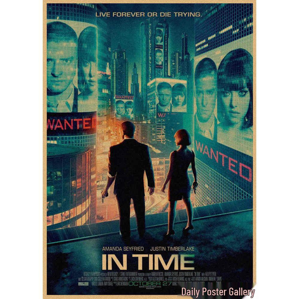 In Time Retro Sci-Fi Thriller Movie Poster Kraft Paper Wall Art 440 29.7X42cm(A3 size)
In Time Retro Sci-Fi Thriller Movie Poster Kraft Paper Wall Art 440 29.7X42cm(A3 size)