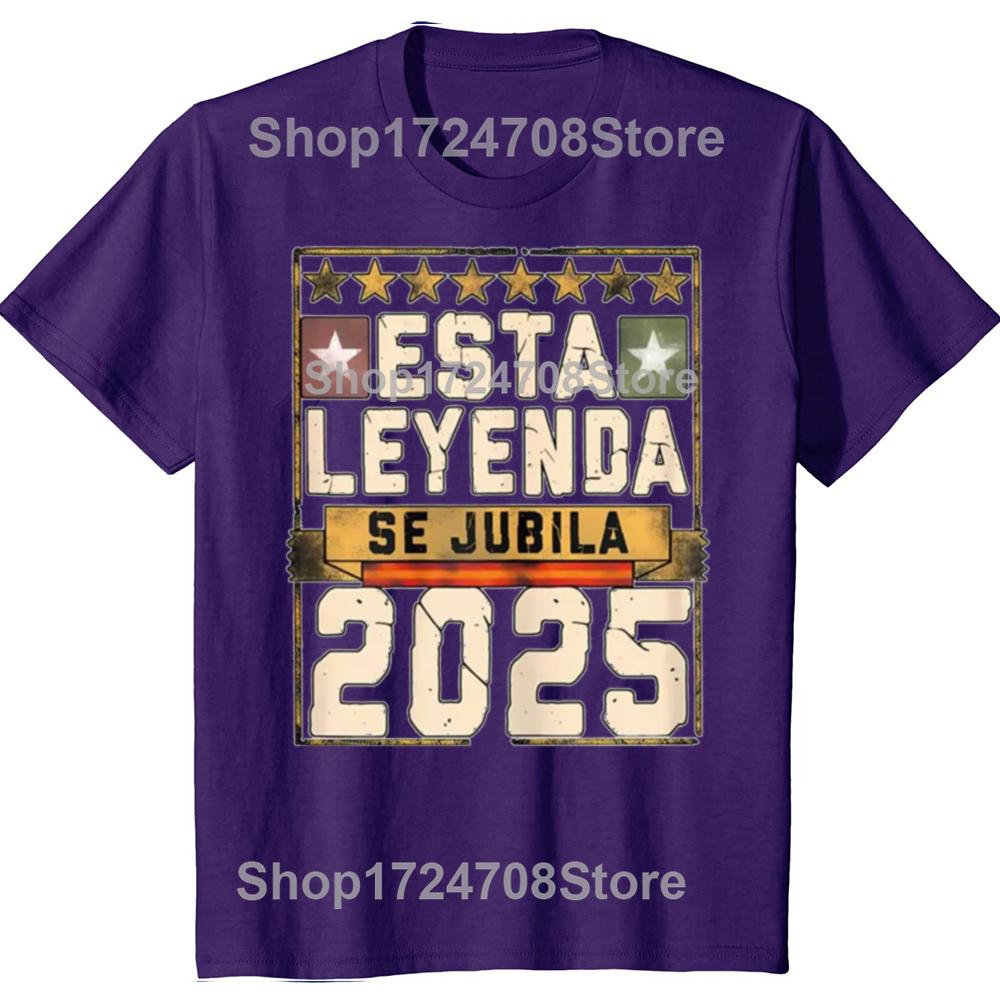 Esta Leyenda Se Jubila 2025 T Shirt Retro Retired Papa Retirement Gift Tee Tops 100% Cotton Soft Unisex O-neck T-shirt EU Siz 4XL
Esta Leyenda Se Jubila 2025 T Shirt Retro Retired Papa Retirement Gift Tee Tops 100% Cotton Soft Unisex O-neck T-shirt EU Siz 4XL