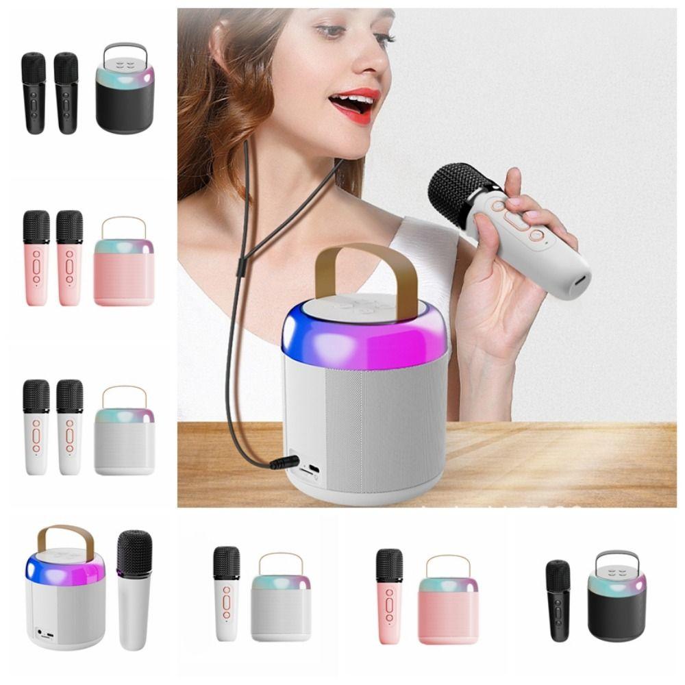 Микрофон для караоке с подсветкой RGB и динамиком Семейный поющий плеер Идеи для домашней вечеринки
Микрофон для караоке с подсветкой RGB и динамиком Семейный поющий плеер Идеи для домашней вечеринки