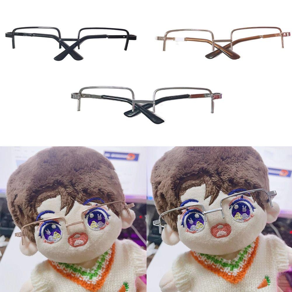 Half-frame Plush Doll Eyeglasses Lensless Doll Accessories Fashion Doll Glasses for 20cm Dolls
Half-frame Plush Doll Eyeglasses Lensless Doll Accessories Fashion Doll Glasses for 20cm Dolls