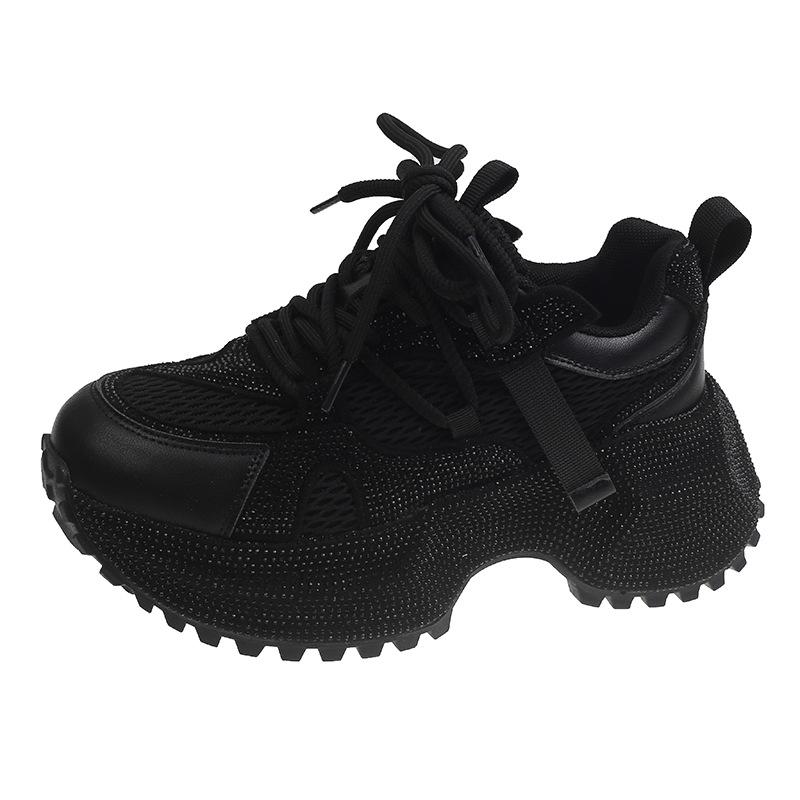 European station full of diamond dad shoes women s 2025 spring and summer new thick-soled inner height-increasing women s shoes versatile 40 чёрный
European station full of diamond dad shoes women s 2025 spring and summer new thick-soled inner height-increasing women s shoes versatile 40 чёрный