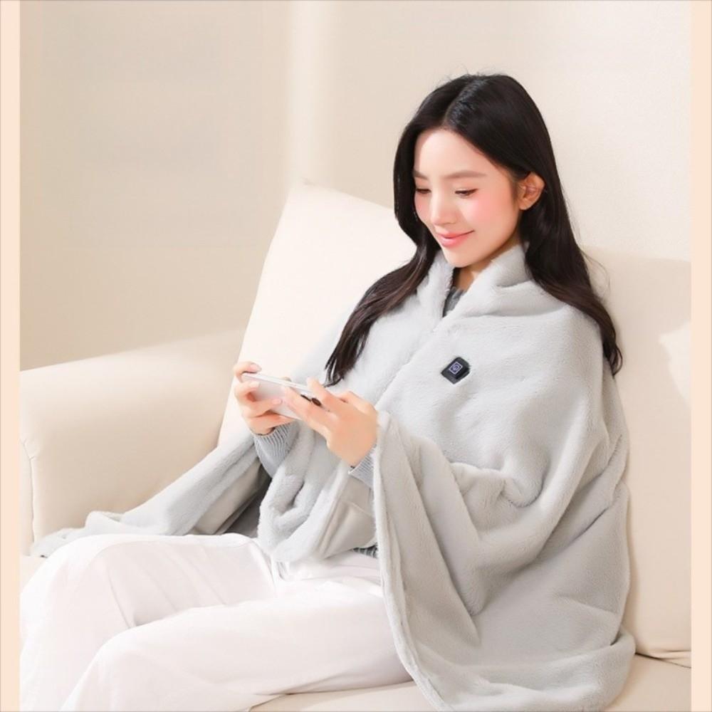 Fashion Wearable USB Electric Heated Blanket 3 Heating Levels Portable Warming Shawl Washable Heating Lap Blanket Winter сірий
Fashion Wearable USB Electric Heated Blanket 3 Heating Levels Portable Warming Shawl Washable Heating Lap Blanket Winter сірий