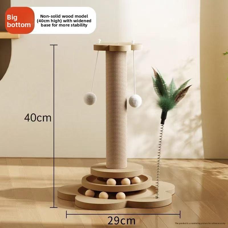 Cat Scratcher Toy With Rope Durable Nonshedding For Indoor Cats Height 40cm
Cat Scratcher Toy With Rope Durable Nonshedding For Indoor Cats Height 40cm
