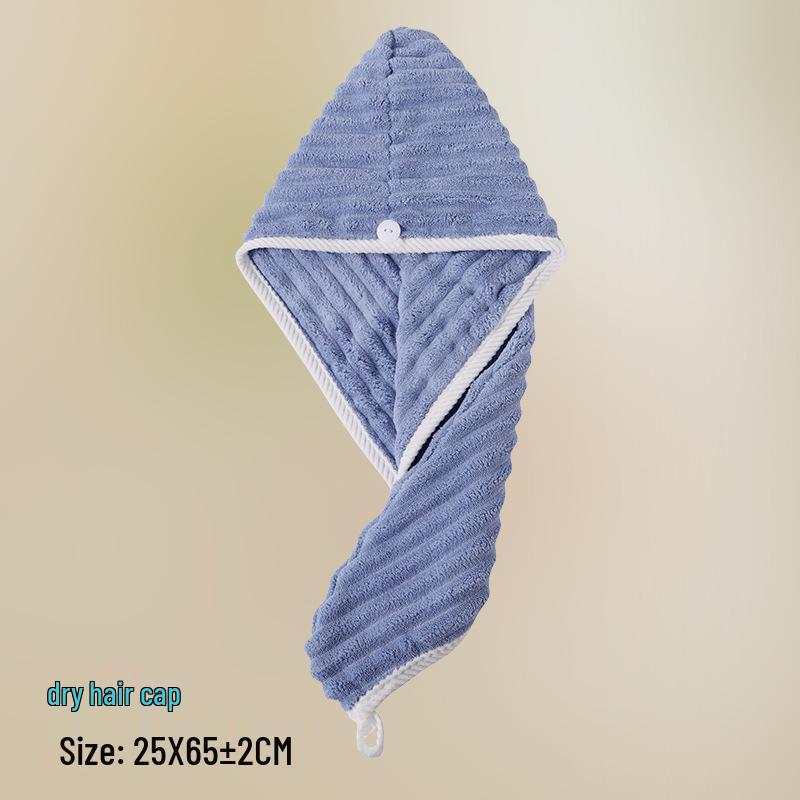 Шапочка для волос из кораллового флиса с быстросохнущей полоской для женщин - Супервпитывающее и утолщенное полотенце для мытья и купания. 25x65CM
Шапочка для волос из кораллового флиса с быстросохнущей полоской для женщин - Супервпитывающее и утолщенное полотенце для мытья и купания. 25x65CM