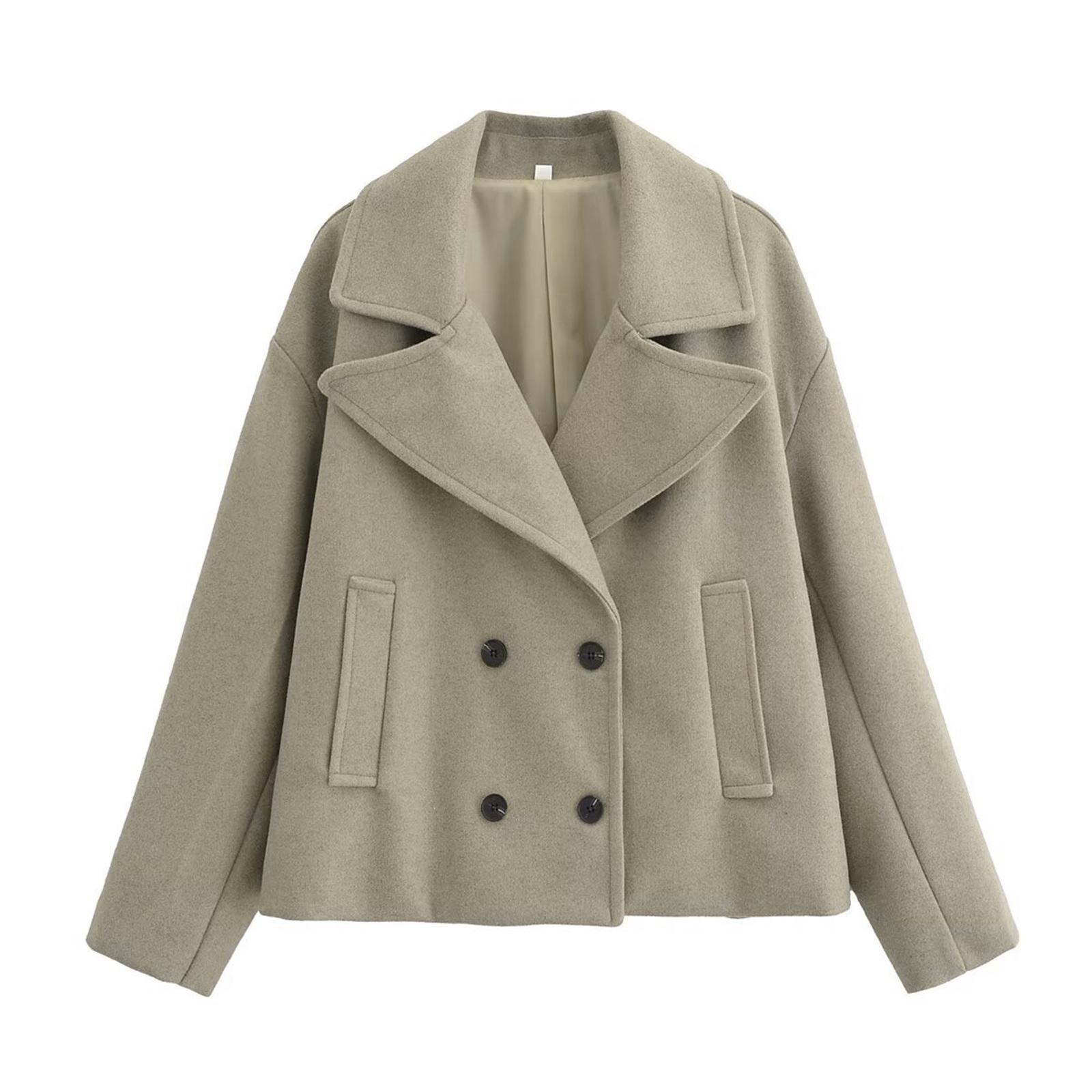 Women s Fashion Color Loose Long-Sleeved Jacket XS
Women s Fashion Color Loose Long-Sleeved Jacket XS