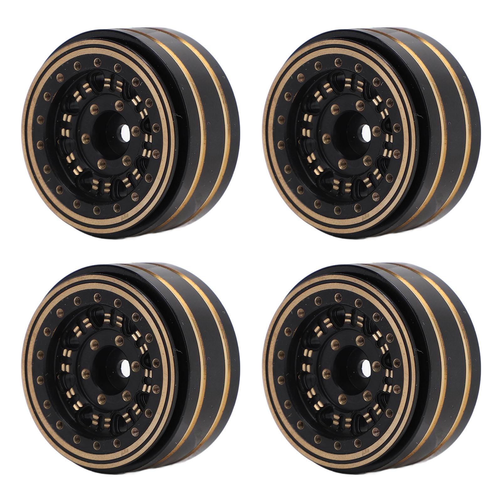 4pcs 1.2 Inches Beadlock Wheels Rim Increased Stability Brass RC Crawler Wheel Rim Upgrade Accessories for Traxxas 1/18 RC Car
4pcs 1.2 Inches Beadlock Wheels Rim Increased Stability Brass RC Crawler Wheel Rim Upgrade Accessories for Traxxas 1/18 RC Car