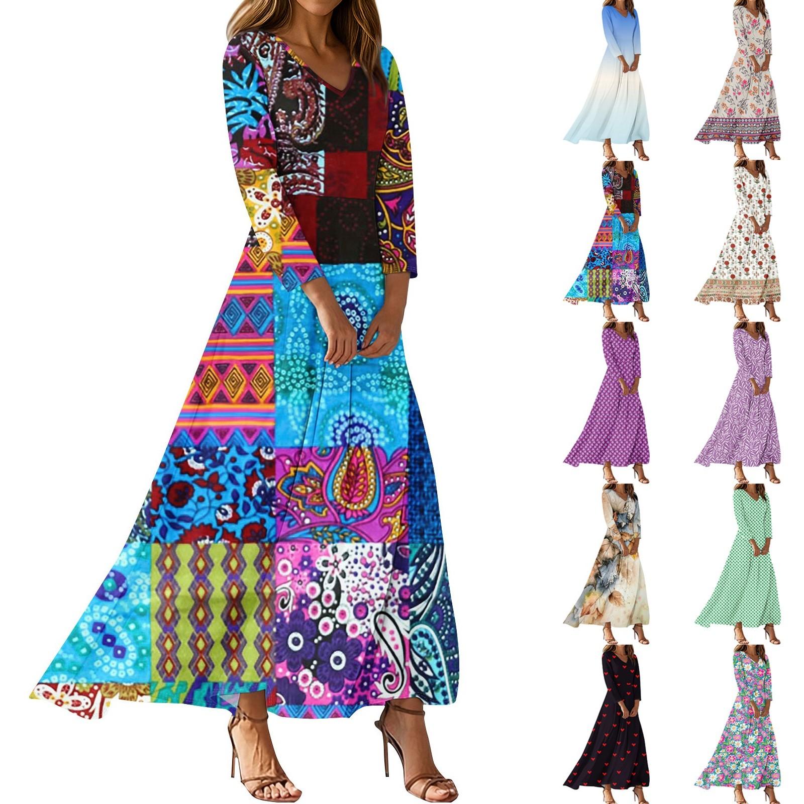 Dresses For Womens Vintage Tunic Waisted Midi Dress Summer Casual 3/4 Sleeve Dress M помаранчевий
Dresses For Womens Vintage Tunic Waisted Midi Dress Summer Casual 3/4 Sleeve Dress M помаранчевий