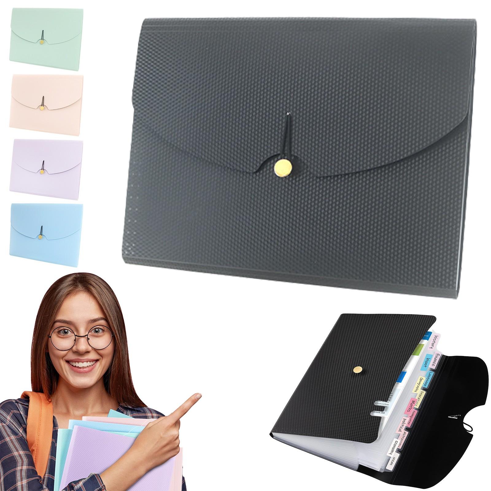 Portable Accordion Bag, Student Test Paper Storage Bag, Expansion Folder One Size чёрный
Portable Accordion Bag, Student Test Paper Storage Bag, Expansion Folder One Size чёрный