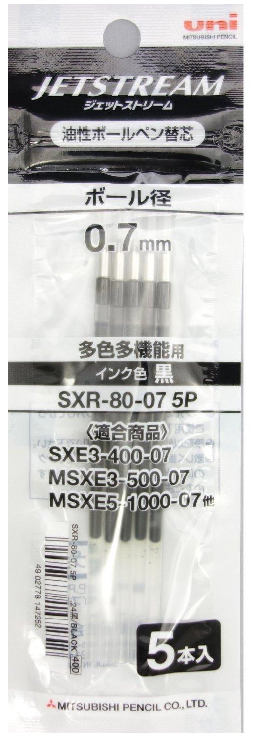 Стержень для шариковой ручки Mitsubishi Pencil Jet Stream многоцветный многофункциональный черный 5 шт. 0,7 SXR80075P.24
Стержень для шариковой ручки Mitsubishi Pencil Jet Stream многоцветный многофункциональный черный 5 шт. 0,7 SXR80075P.24