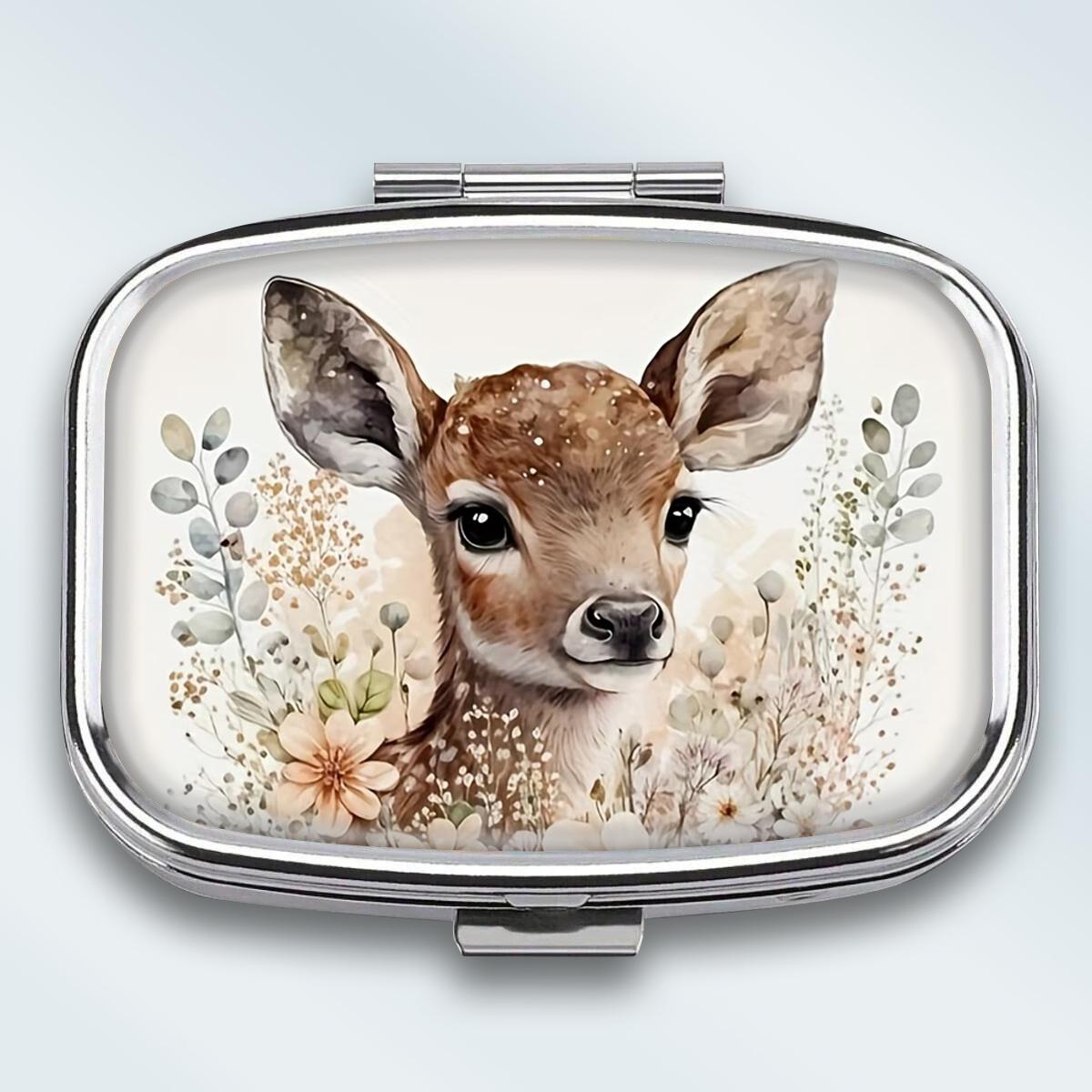 Portable Pill Box with 2 Compartments, Mini Metal Medicine Organizer Case, Cute Printed Pill Container for Vitamins, Pills, Jewelry, Travel, Daily Use разноцветный
Portable Pill Box with 2 Compartments, Mini Metal Medicine Organizer Case, Cute Printed Pill Container for Vitamins, Pills, Jewelry, Travel, Daily Use разноцветный