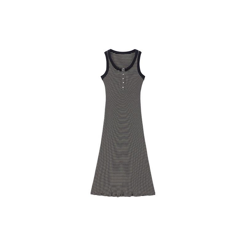 PEACEBIRD Women s Summer Sleeveless Striped Knit Maxi Dress S
PEACEBIRD Women s Summer Sleeveless Striped Knit Maxi Dress S