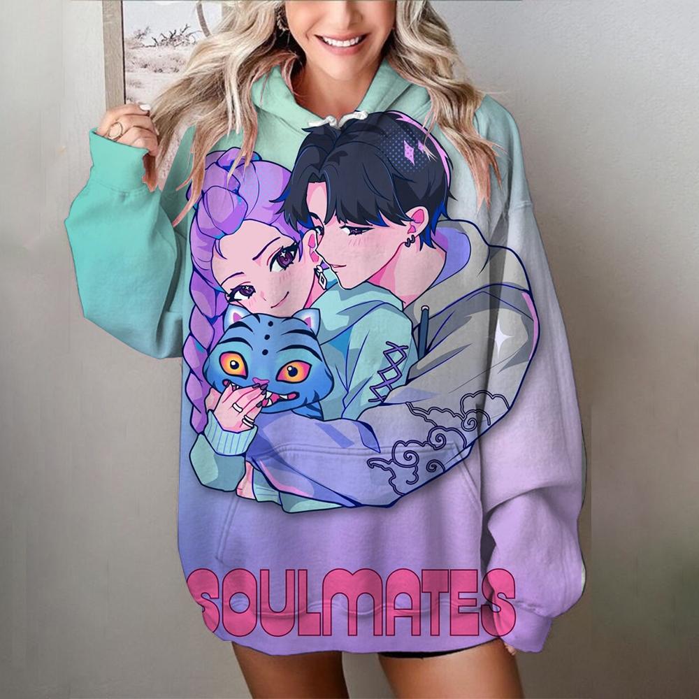 Women s KPop Demon Hunters Hoodie Autumn Winter Warm Pullover Featuring Adorable Cartoon Character Stylish Casual Sweatshirt XL
Women s KPop Demon Hunters Hoodie Autumn Winter Warm Pullover Featuring Adorable Cartoon Character Stylish Casual Sweatshirt XL