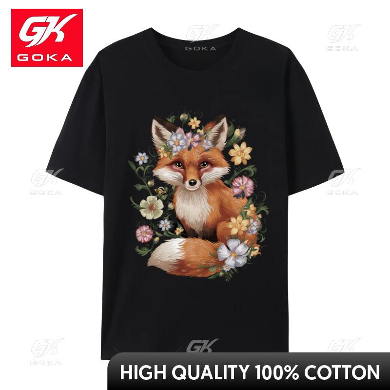 Cute Fox Cottagecore Floral Aesthetic Girls TShirts Unisex T Shirt Funny Vintage Tee Shirt Fast Shipping 4XL
Cute Fox Cottagecore Floral Aesthetic Girls TShirts Unisex T Shirt Funny Vintage Tee Shirt Fast Shipping 4XL