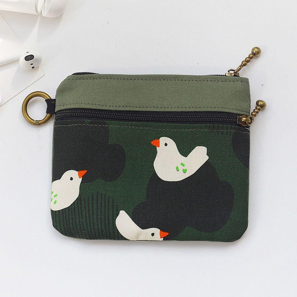 Полотняний клатч на блискавці, двошаровий маленький гаманець, милий жіночий гаманець для монет Green-2
Полотняний клатч на блискавці, двошаровий маленький гаманець, милий жіночий гаманець для монет Green-2