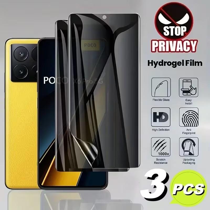 3Pcs Privacy Hydrogel Screen Protector For Xiaomi POCO C40 C65 F5 F6 F7 Pro F7 F8 Ultra Anti-spy Film Without Fingerprint Ulock For POCO F8 Ultra чорний
3Pcs Privacy Hydrogel Screen Protector For Xiaomi POCO C40 C65 F5 F6 F7 Pro F7 F8 Ultra Anti-spy Film Without Fingerprint Ulock For POCO F8 Ultra чорний