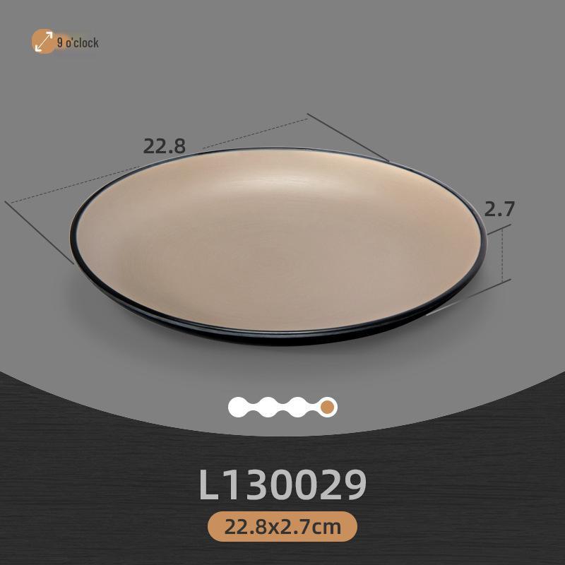 Меламиновая японская матовая круглая тарелка - Имитация фарфора для отелей и ресторанов
Меламиновая японская матовая круглая тарелка - Имитация фарфора для отелей и ресторанов