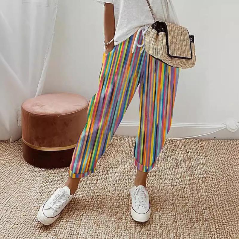 Spring 2024 Women s Casual Cropped Pants with Pockets and Elastic Waistband M
Spring 2024 Women s Casual Cropped Pants with Pockets and Elastic Waistband M