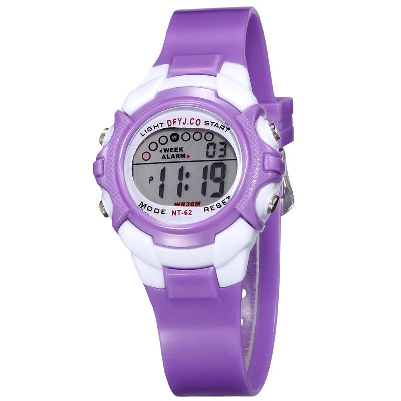 Digital Children s Watch - No Alarm, Calendar, Week Display, Night Light фіолетовий
Digital Children s Watch - No Alarm, Calendar, Week Display, Night Light фіолетовий