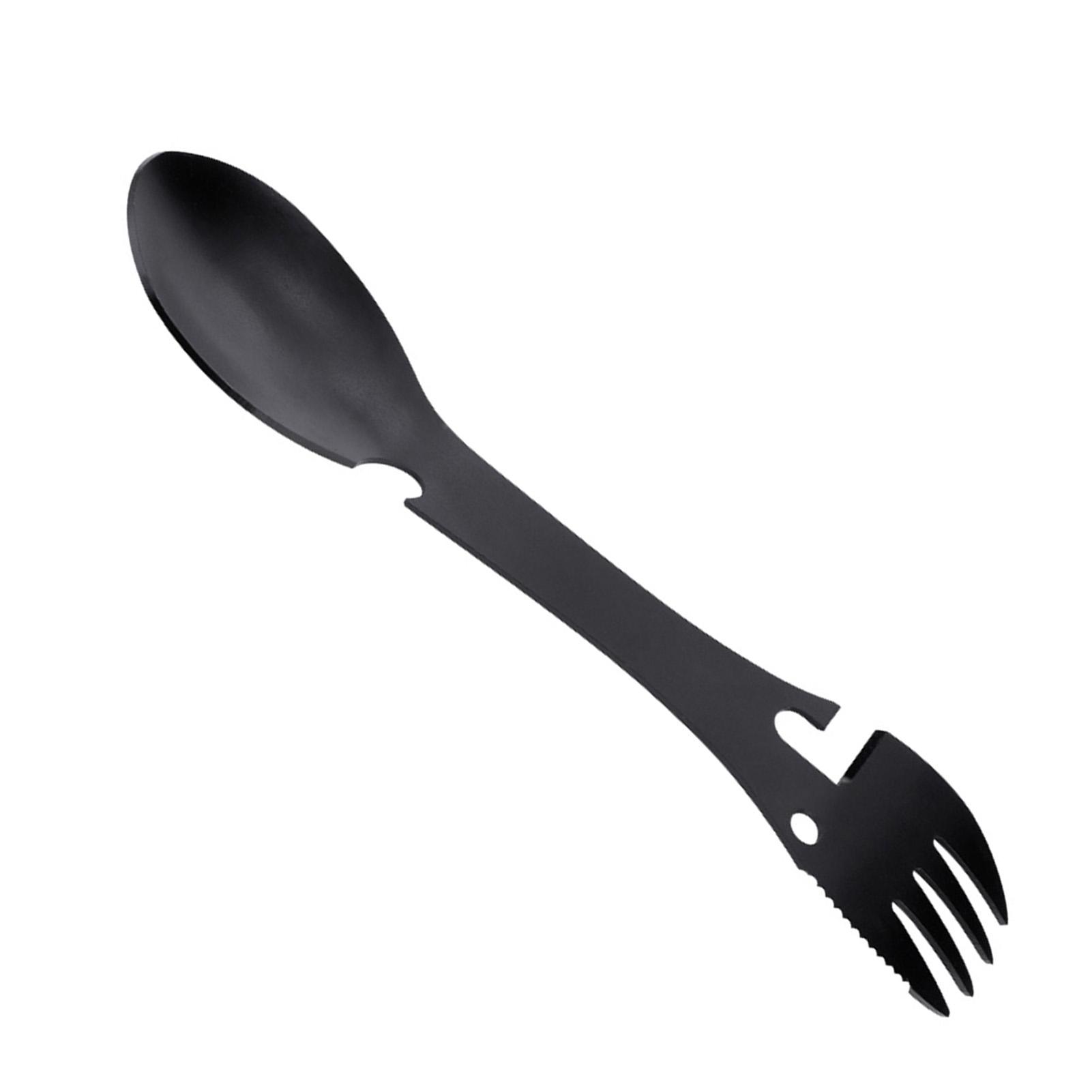 5 in 1 Portable Multifunction Spoon Fork Bottle Can Opener Sawtooth Cutter For Camping Picnic
5 in 1 Portable Multifunction Spoon Fork Bottle Can Opener Sawtooth Cutter For Camping Picnic