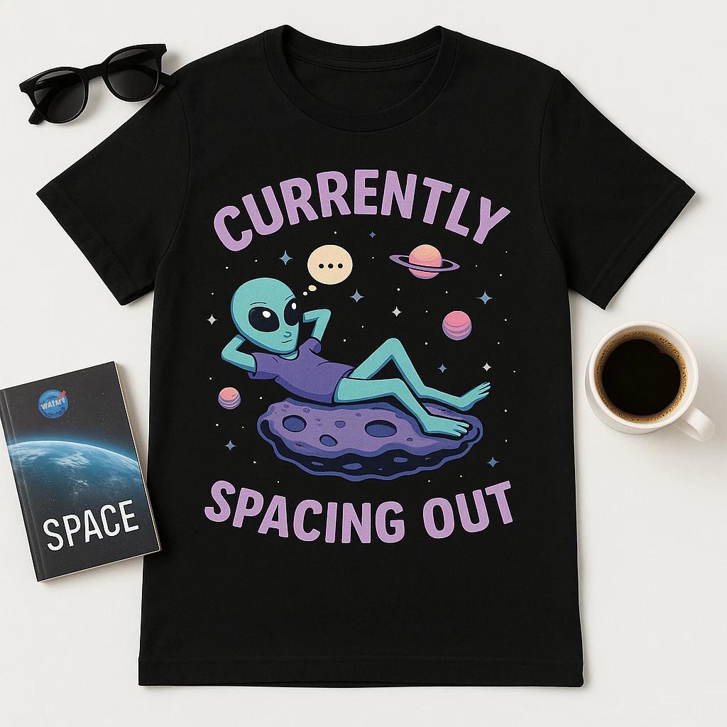 Currently Spacing Out Alien T-Shirt – Funny Outer Space Graphic Tee 2XL
Currently Spacing Out Alien T-Shirt – Funny Outer Space Graphic Tee 2XL