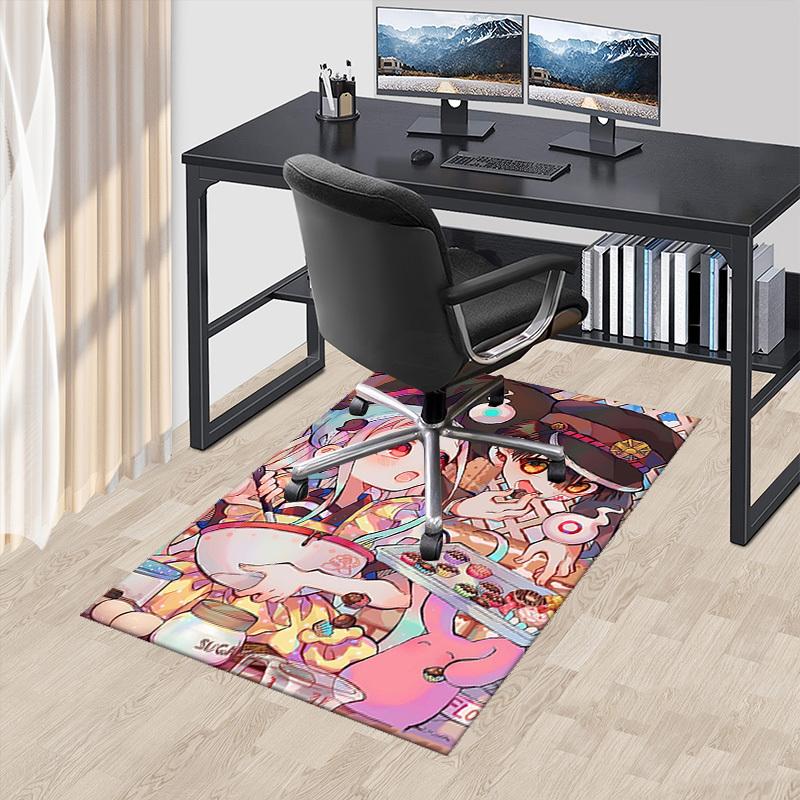 1pc Anime Cartoon Design Chair Mat, Cute Cat Ear Girl and Boy with Cupcake Decorations Office Chair Pad, Non-Slip Carpet for Home Office, Living Room, 60cm by 90cm
1pc Anime Cartoon Design Chair Mat, Cute Cat Ear Girl and Boy with Cupcake Decorations Office Chair Pad, Non-Slip Carpet for Home Office, Living Room, 60cm by 90cm