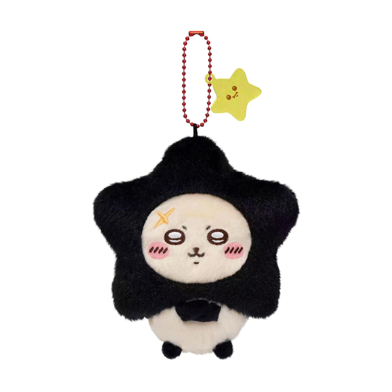Soft Plush Star Character Keychain with Cartoon Face and Chain Attachment for Bags Backpacks and Keys 15cm Cute Design One Size
Soft Plush Star Character Keychain with Cartoon Face and Chain Attachment for Bags Backpacks and Keys 15cm Cute Design One Size