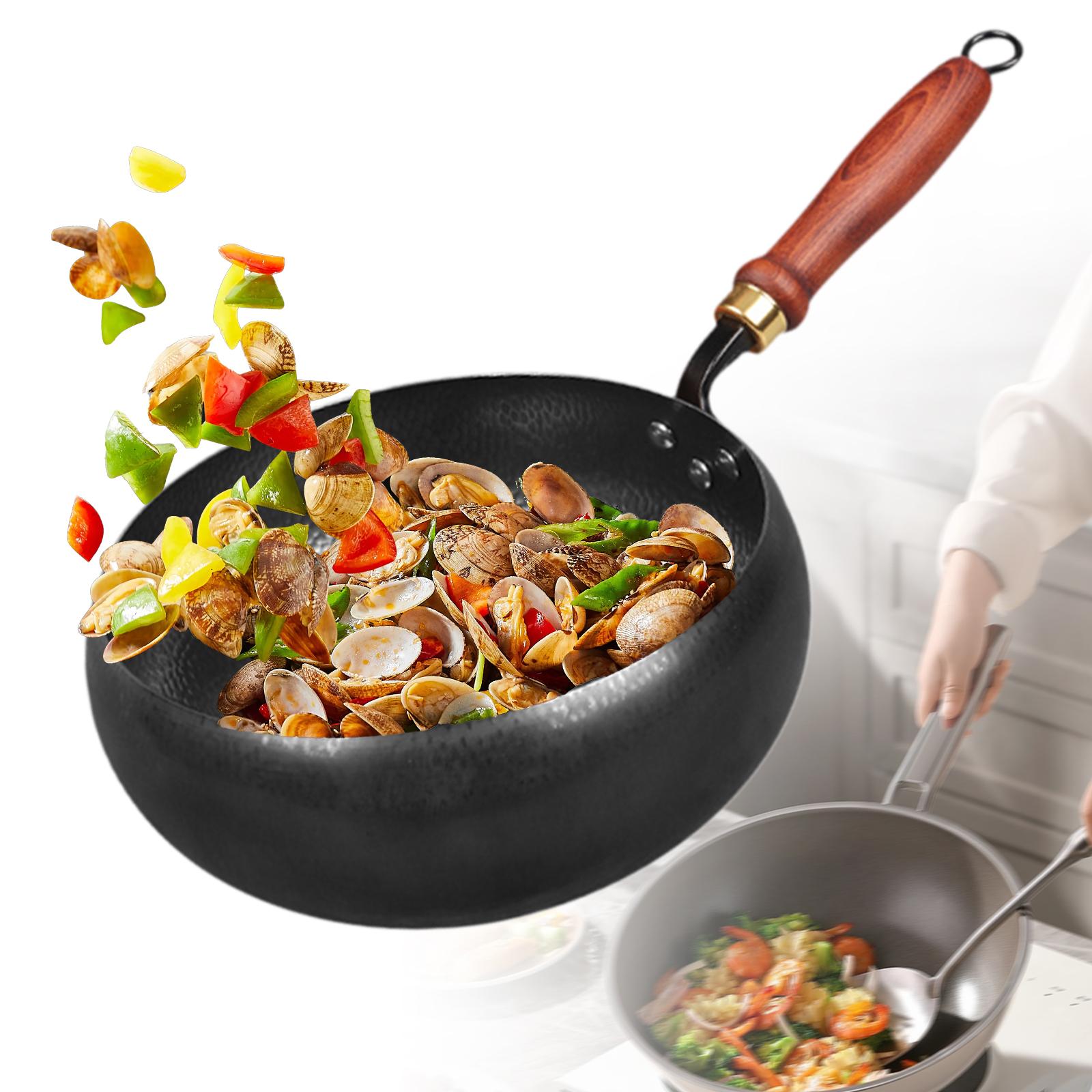 Non-stick Wok, 24 cm Woks and Pans, Manual Forging Pan, Flat Base, Wok Pan for Induction, Electric and Gas Hobs 24cm wok
Non-stick Wok, 24 cm Woks and Pans, Manual Forging Pan, Flat Base, Wok Pan for Induction, Electric and Gas Hobs 24cm wok