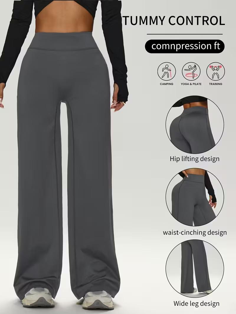 Popular women s straight-leg pants soft waxy skin-friendly yoga pants loose hip fitness pants leggings sports outdoor new models S темно-серого
Popular women s straight-leg pants soft waxy skin-friendly yoga pants loose hip fitness pants leggings sports outdoor new models S темно-серого